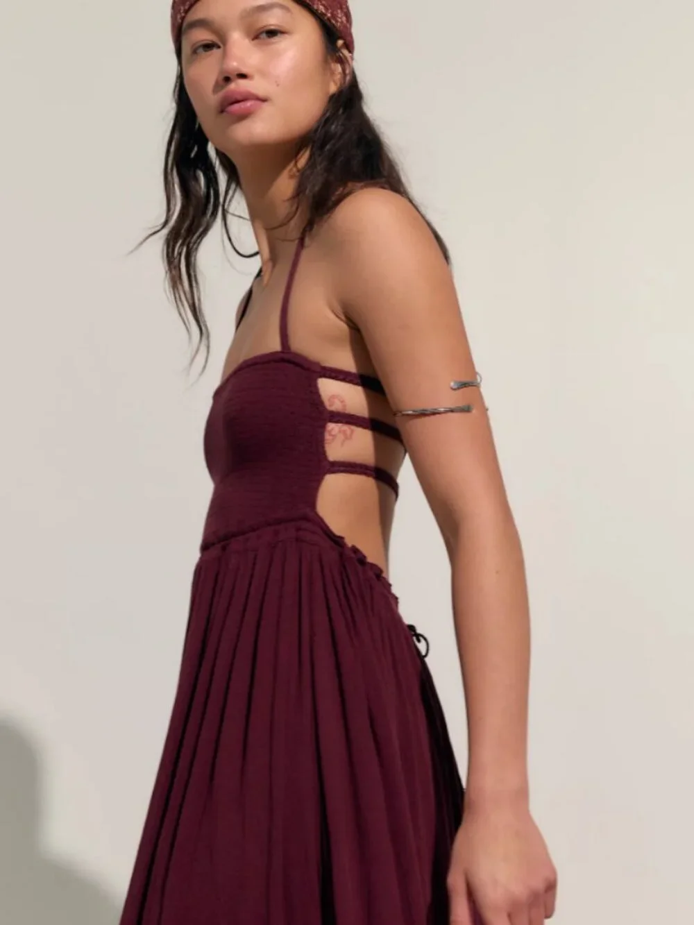 Free People Extratropical Maxi Dress Boho Cottage in Decadent Size Medium